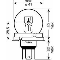   Osram R2 12V 100/80W (64203)