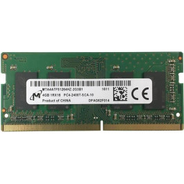   Micron 4 GB SO-DIMM DDR4 2400 MHz (MTA4ATF51264HZ-2G3B1)