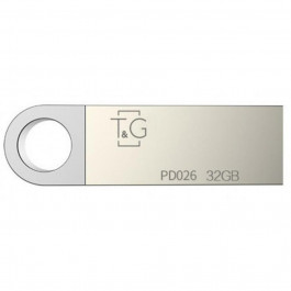   T&G 32 GB Metal Series USB 2.0 Silver (TG026-32G)