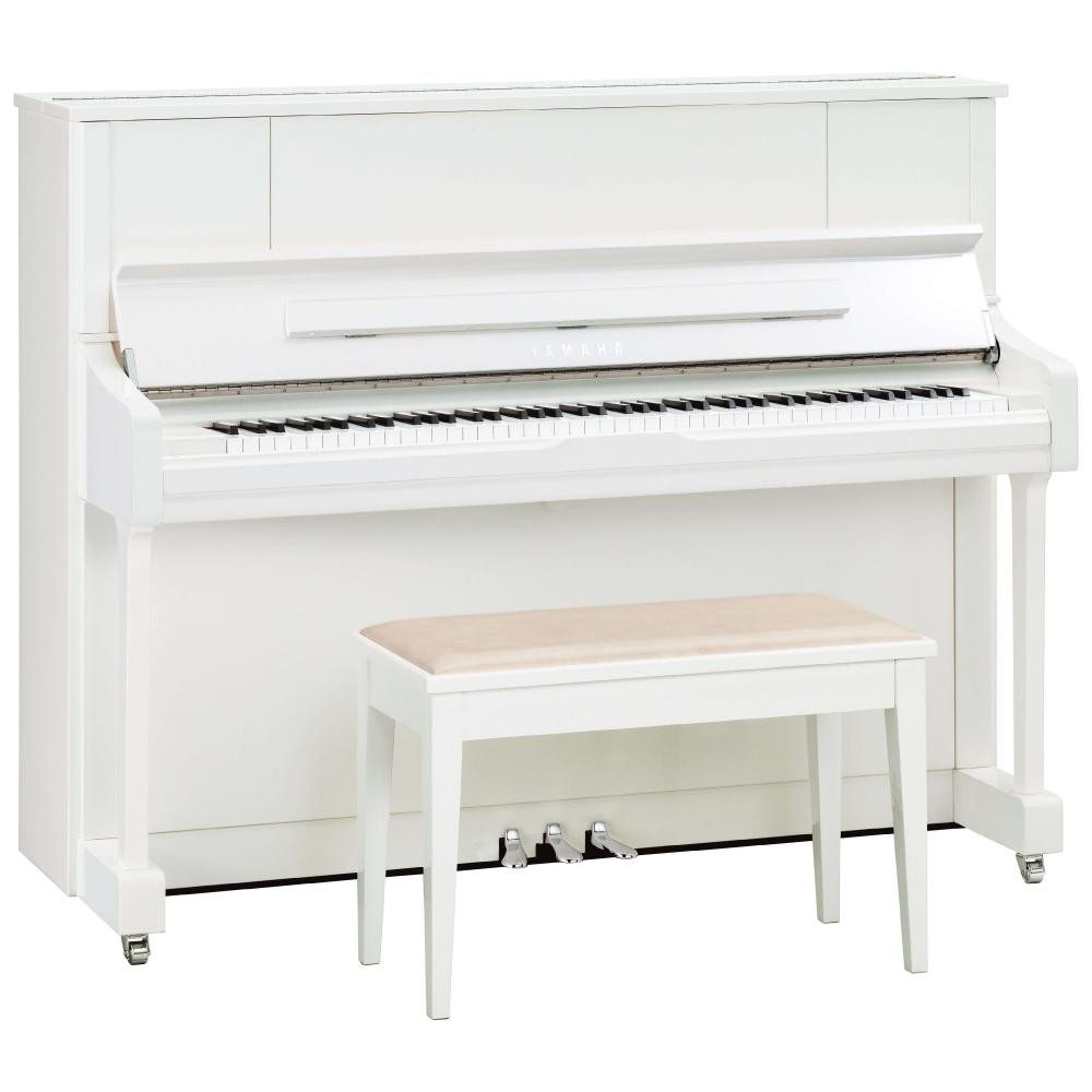 Yamaha U1J Polished White - зображення 1