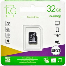   T&G 32 GB microSDHC Class 10 UHS-I (U3) TG-32GBSD10U3-00