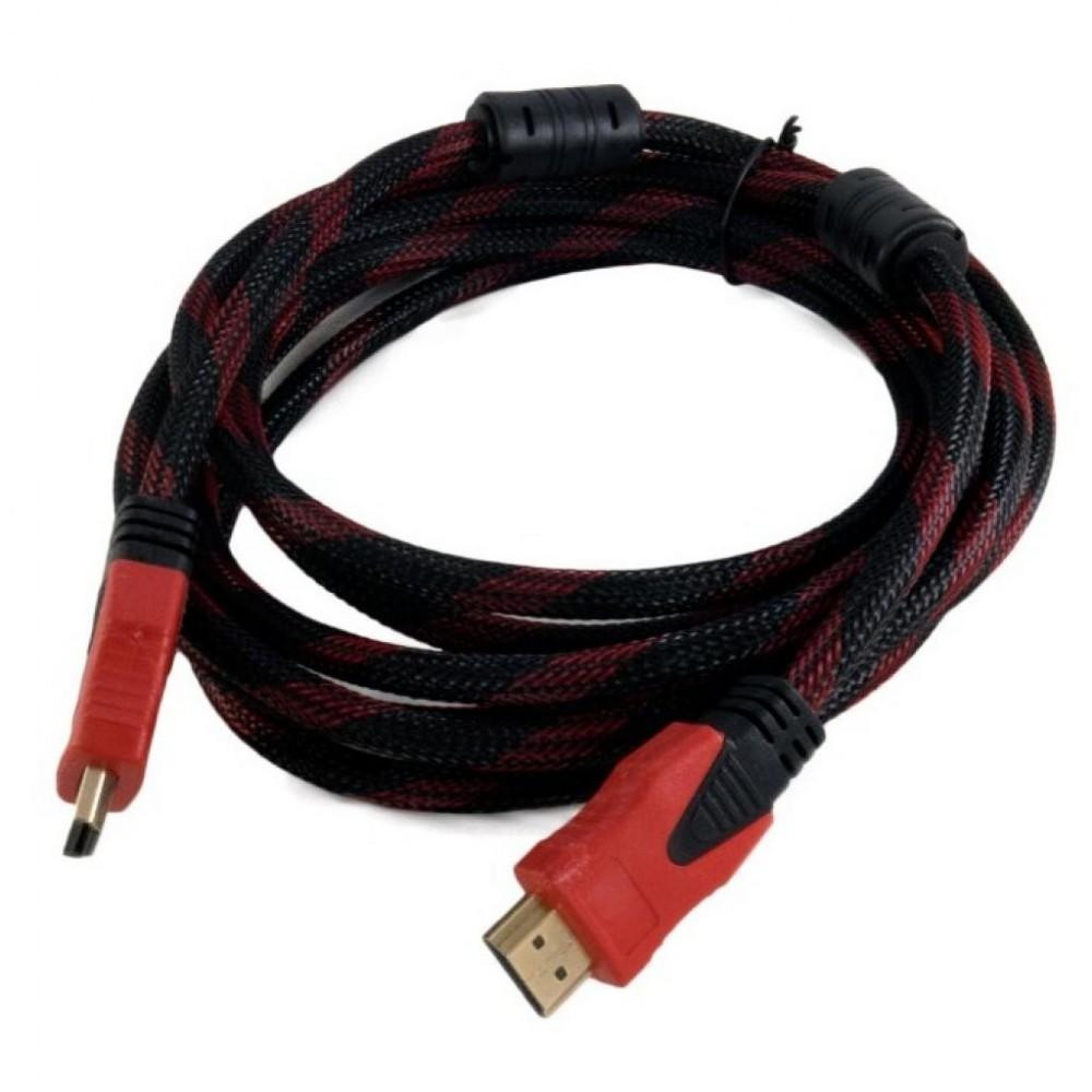 ExtraDigital HDMI М-М 3m Black/Red (KBH1746) - зображення 1