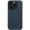 Pitaka MagEZ Case 4 Twill 1500D Black/Blue for iPhone 15 Pro (KI1508P) - зображення 1