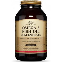   Solgar Омега 3 концентрат рыбьего жира (Omega-3 Fish Oil) №120