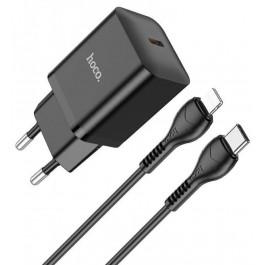   Hoco N27 Innovative 20W + USB-C - Lightning Black