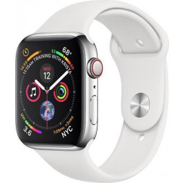   Apple Watch Series 4 GPS + LTE 40mm Steel w. White Band (MTUL2, MTVJ2)