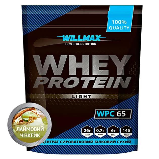 Willmax Whey Protein Light 65% 1000 g /25 servings/ лаймовый чизкейк (wx213) - зображення 1