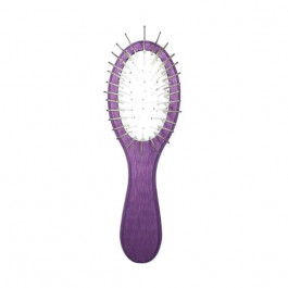   Show Tech Щітка для маленьких собак  Mini Wooden Pin Brush Oval Purple 12 см (STC-24STE035)