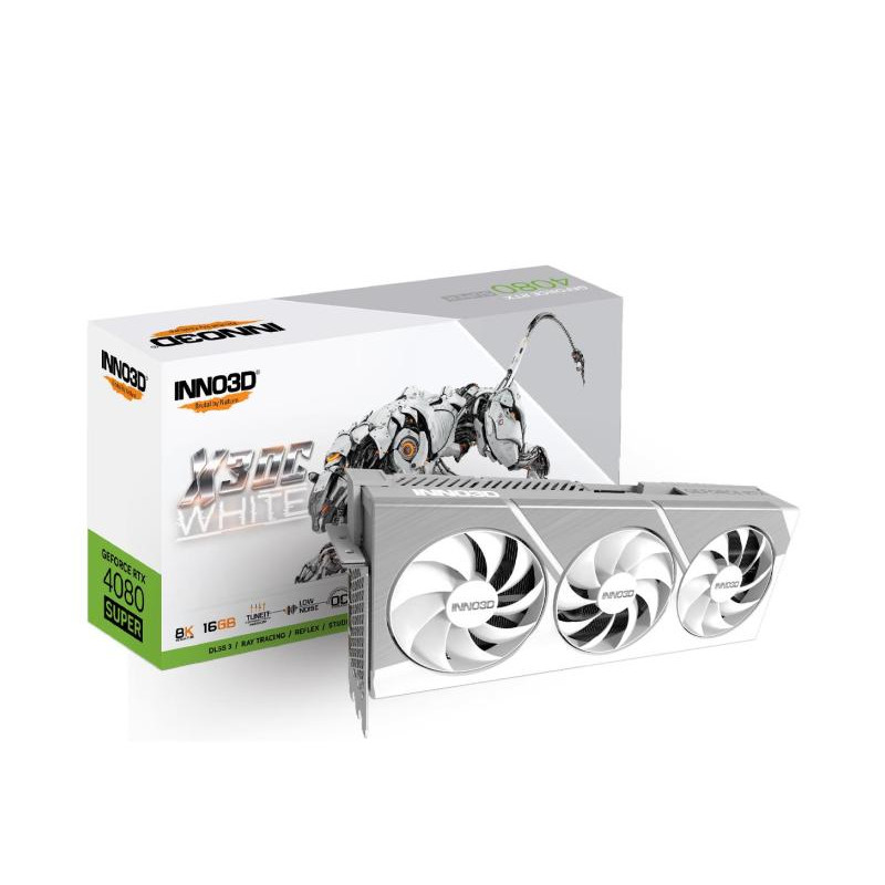 INNO3D GEFORCE RTX 4080 SUPER X3 OC WHITE (N408S3-166XX-18703259) - зображення 1