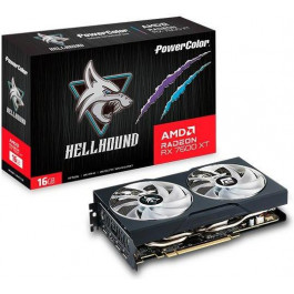   PowerColor Radeon RX 7600 XT 16 GB Hellhound (RX 7600 XT 16G-L/OC)