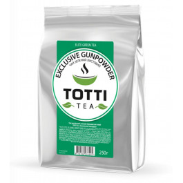   Totti Tea Чай зеленый листовой Эксклюзив Ганпаудер 250 г (8719189233445)