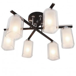   Victoria Lighting Світильник стельовий  6x60 Вт E27 хром/венге Artur/PL6 wenge (Artur/PL6 wenge)