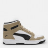 PUMA Жіночі кеди високі  Rebound LayUp SL 36957350 35.5 (3UK) 22 см Oak Branch- Black- White (40679795979 - зображення 1