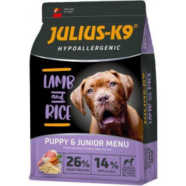   Julius-K9 Hypoallergenic LAMB and RICE Puppy & Junior Menu 3 кг (5998274312743)