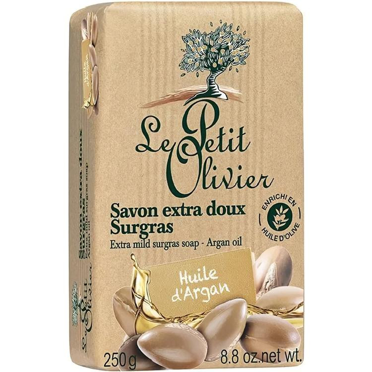 Le Petit Olivier Extra mild soap Натуральне екстра м'яке мило Арганова олія 250 г - зображення 1