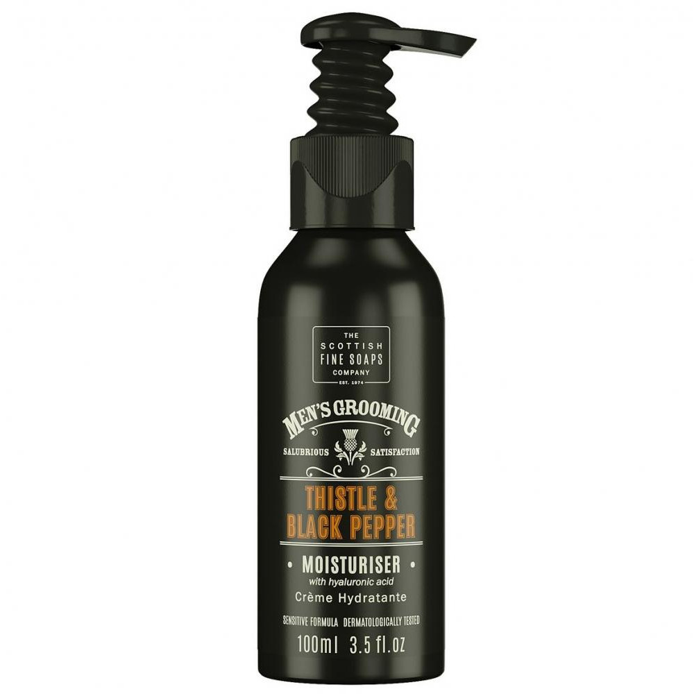 Scottish Fine Soaps Зволожуючий крем для обличчя  Men&#39;100s Grooming Thistle & Black Pepper 5016365018326 50163650183 - зображення 1