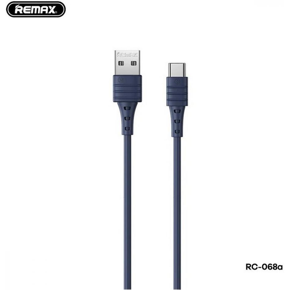 REMAX RC-068a Zeron 5A USB-USB Type-C 1m Blue (6954851224310) - зображення 1