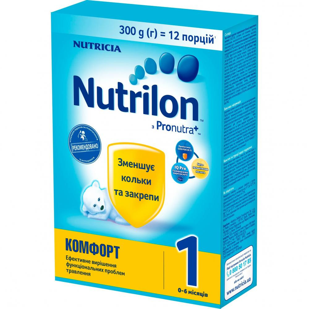 Nutricia Сухая смесь Nutrilon Комфорт 1 300 г - зображення 1