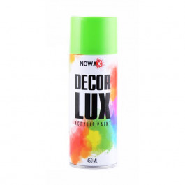 NOWAX Акриловая флуоресцентная спрей-краска Nowax DecorLux 450 мл Зеленый (GREEN) (NX48046)