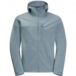   Jack Wolfskin Ветровка  Desert Wind Jacket M 1306412-1282 XXL Сіра з блакитним (4064993651096)