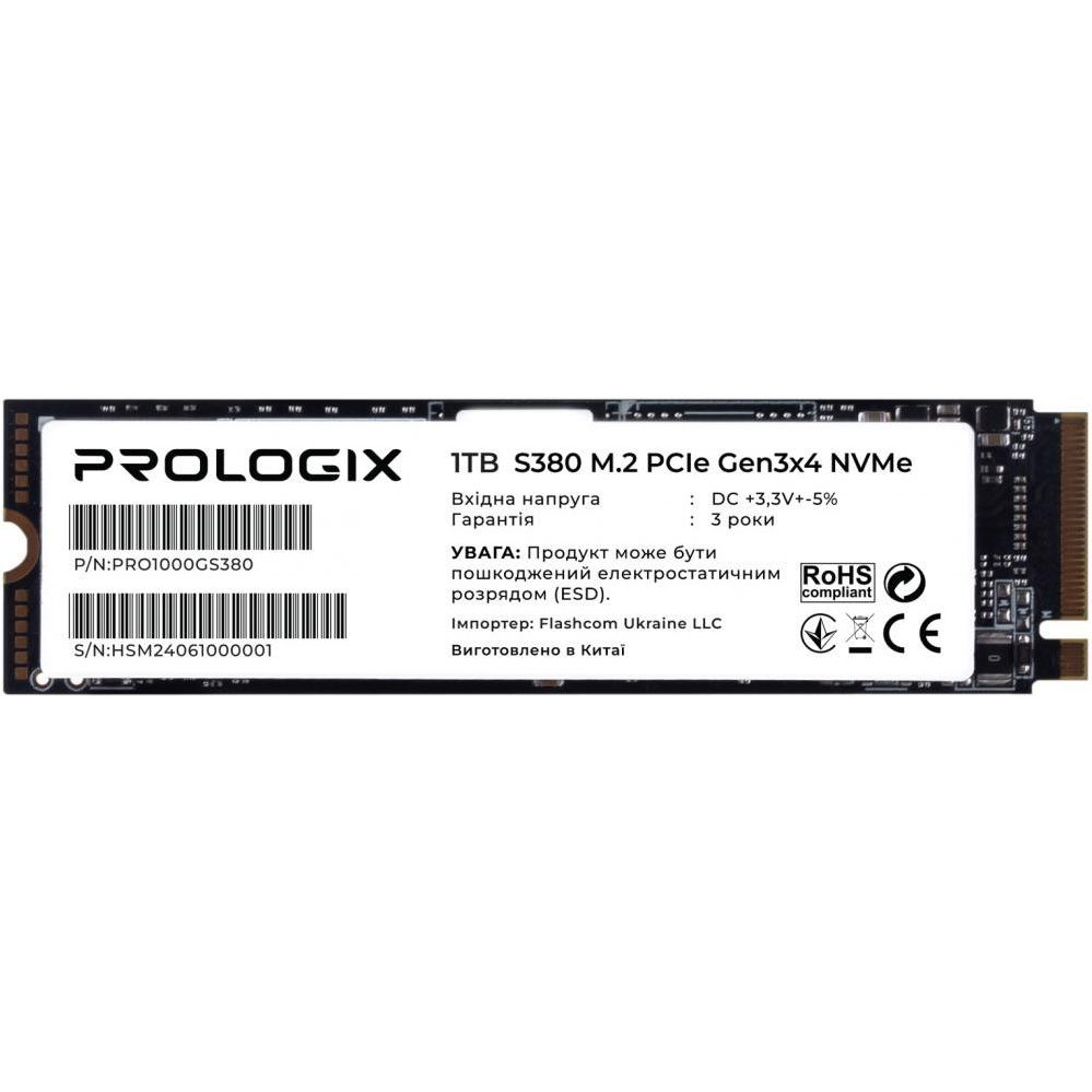 Prologix S380 1 TB (PRO1000GS380) - зображення 1