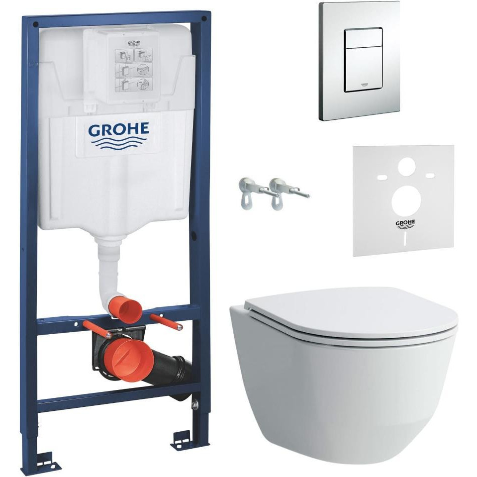 GROHE Rapid SL 38772001+Laufen Pro New Rimless H866957000000 - зображення 1