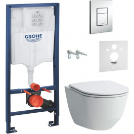   GROHE Rapid SL 38772001+Laufen Pro New Rimless H866957000000