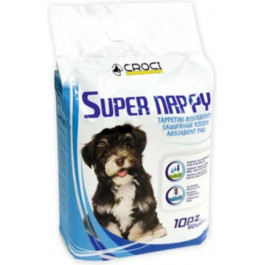   Croci Dog Absorbent Super Nappy - пеленки Кроки для щенков и собак 10 шт 60х40 см (C6028477)