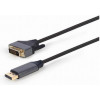 Cablexpert DisplayPort to DVI 1.8m (CC-DPM-DVIM-4K-6) - зображення 2