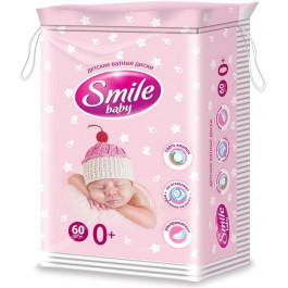   Smile Ватные диски Baby для детей 60 шт (4823071619546) (42105723)