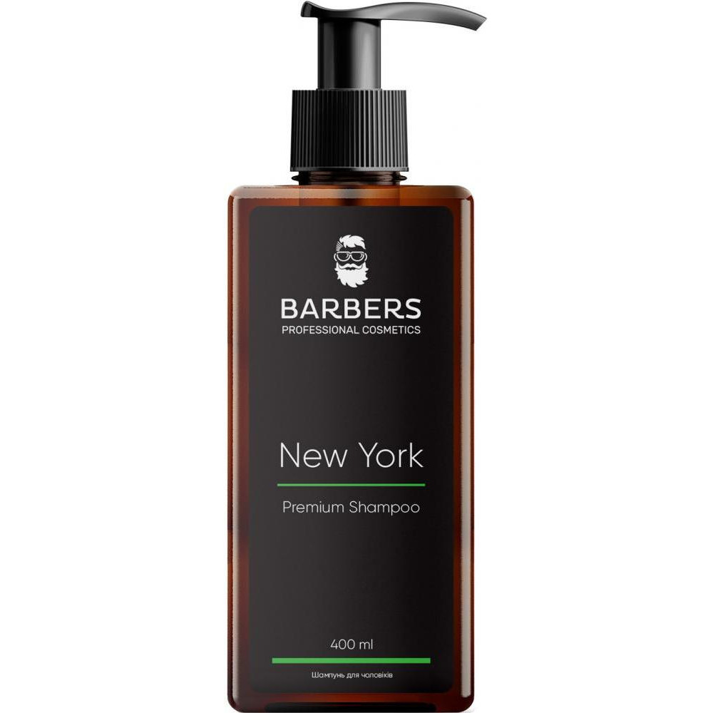 Barbers Professional Шампунь для мужчин  тонизирующий New York 400 мл (4823109403086) - зображення 1