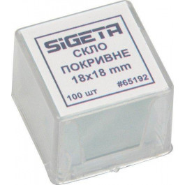   Sigeta Покривне скло  18x18 мм (100 шт.)