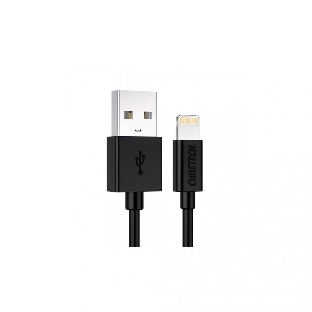 Choetech USB 2.0 AM to Lightning 1.8m Black (IP0027-BK) - зображення 1