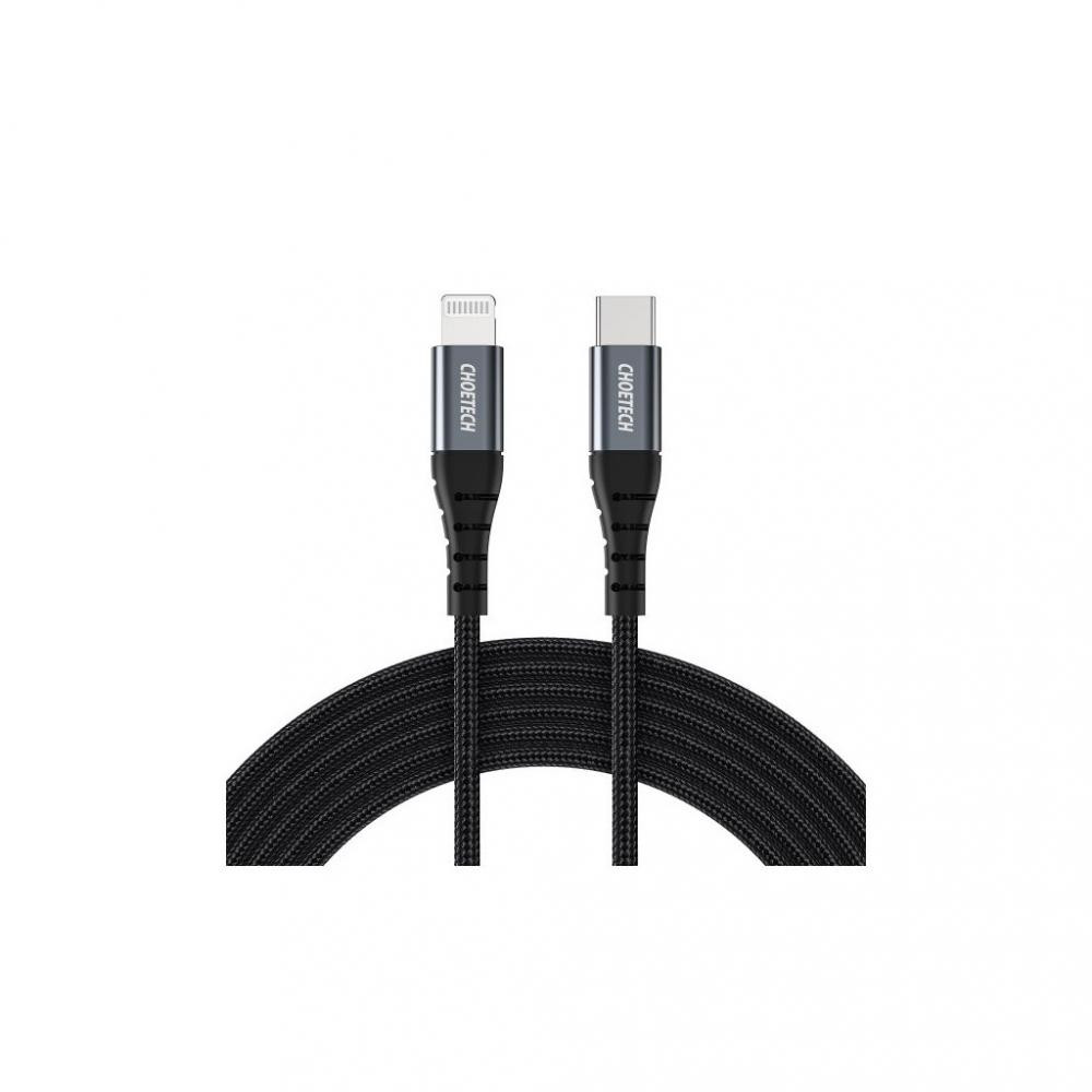 Choetech USB Type-C to Lightning 1.2m Black (IP0039-BK) - зображення 1