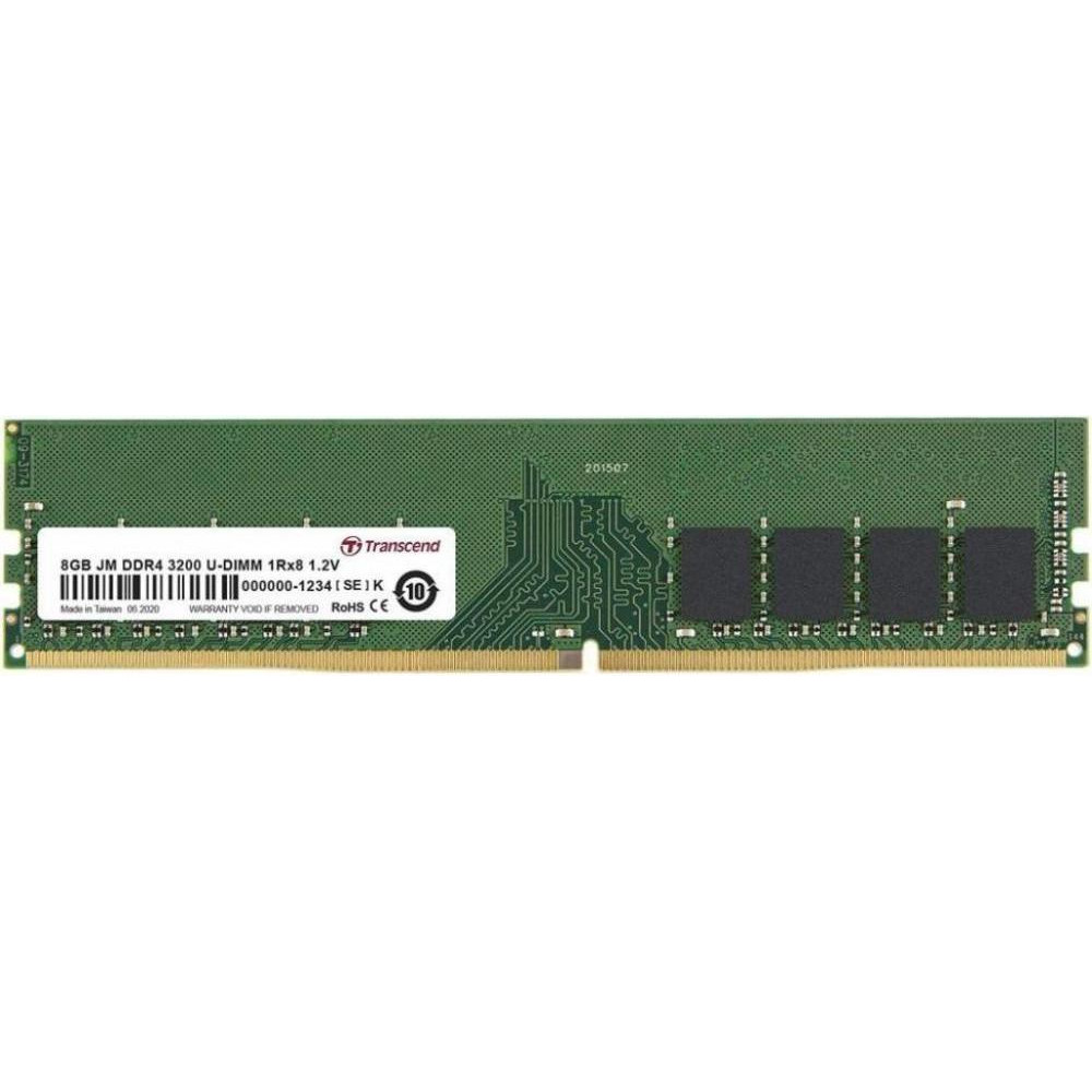 Transcend 8 GB DDR4 3200 MHz (JM3200HLG-8G) - зображення 1