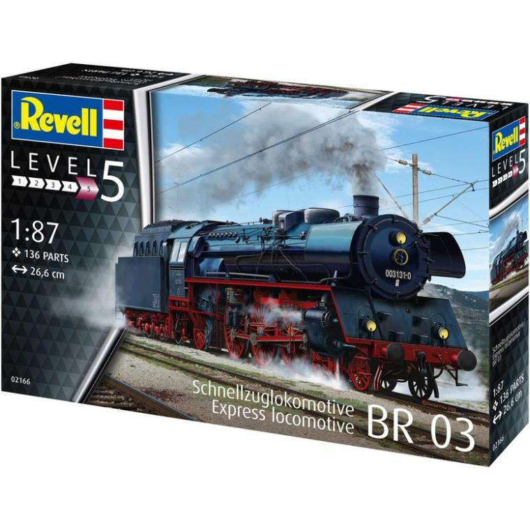 Revell Експрес локомотив BR03 з тендером рівень 5, 1:87 (RVL-02166) - зображення 1