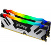 Kingston FURY 32 GB (2x16GB) DDR5 7200 MHz Renegade Silver/Black RGB (KF572C38RSAK2-32) - зображення 2