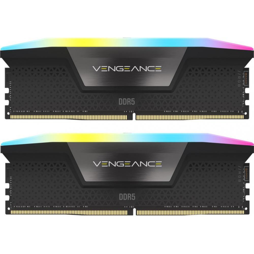 Corsair 32 GB (2x16GB) DDR5 6000 MHz Vengeance RGB AMD EXPO (CMH32GX5M2E6000Z36) - зображення 1