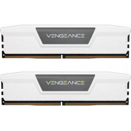   Corsair 32 GB (2x16GB) DDR5 5600 MHz Vengeance White (CMK32GX5M2B5600C40W)