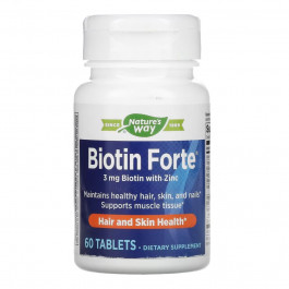   Nature's Way Biotin Forte 3 mg 60 таблеток