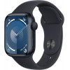 Apple Watch Series 9 GPS 45mm Midnight Aluminum Case w. Midnight S. Band - M/L (MR9A3) - зображення 1