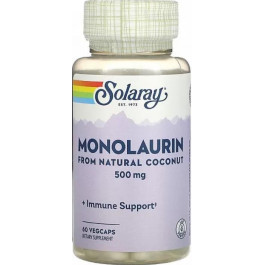   Solaray Монолаурин Соларай /  Monolaurin 500 mg (immune system support) (60 veg caps)