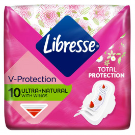   Libresse Ultra Normal Wing Aloe Vera & Camomile Гигиенические прокладки 10 шт. (7322540344059)