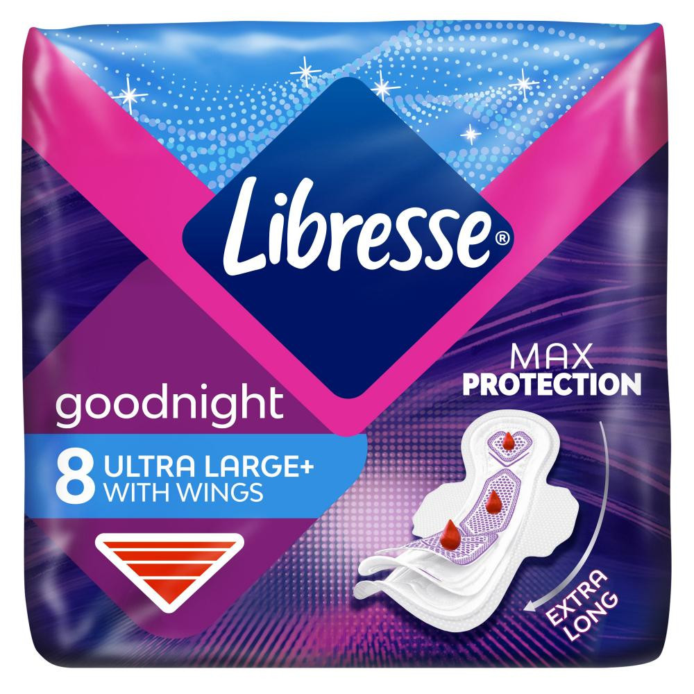 Libresse Гигиенические прокладки  Ultra Goodnight Soft 8 шт (7322540960235) - зображення 1