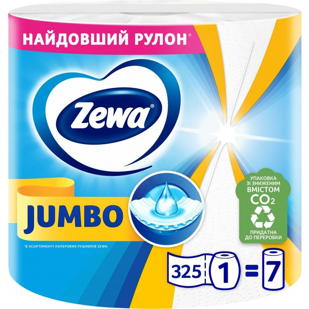 Zewa Кухонні рушники паперові 2-шарові 1 шт (7322541191706) - зображення 1