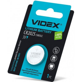   VIDEX CR-2025 bat(3B) Lithium 1шт (24233)