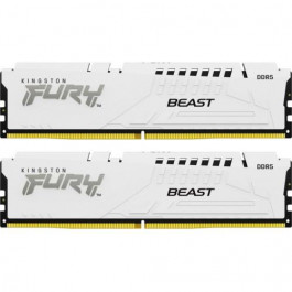   Kingston FURY 64 GB (2x32GB) DDR5 6000 MHz Beast White (KF560C30BWK2-64)