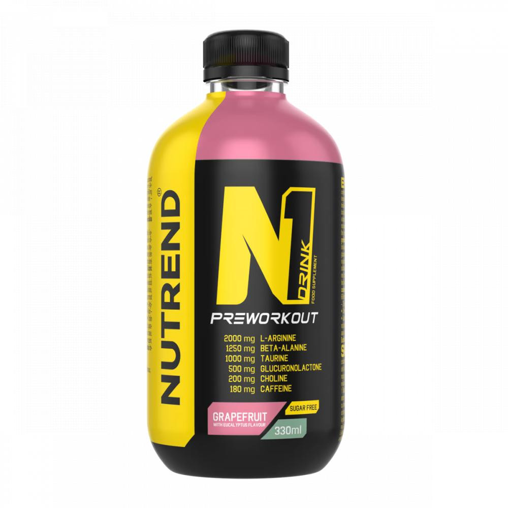 Nutrend N1 Drink 330 ml Grapefruit & Eucalyptus - зображення 1