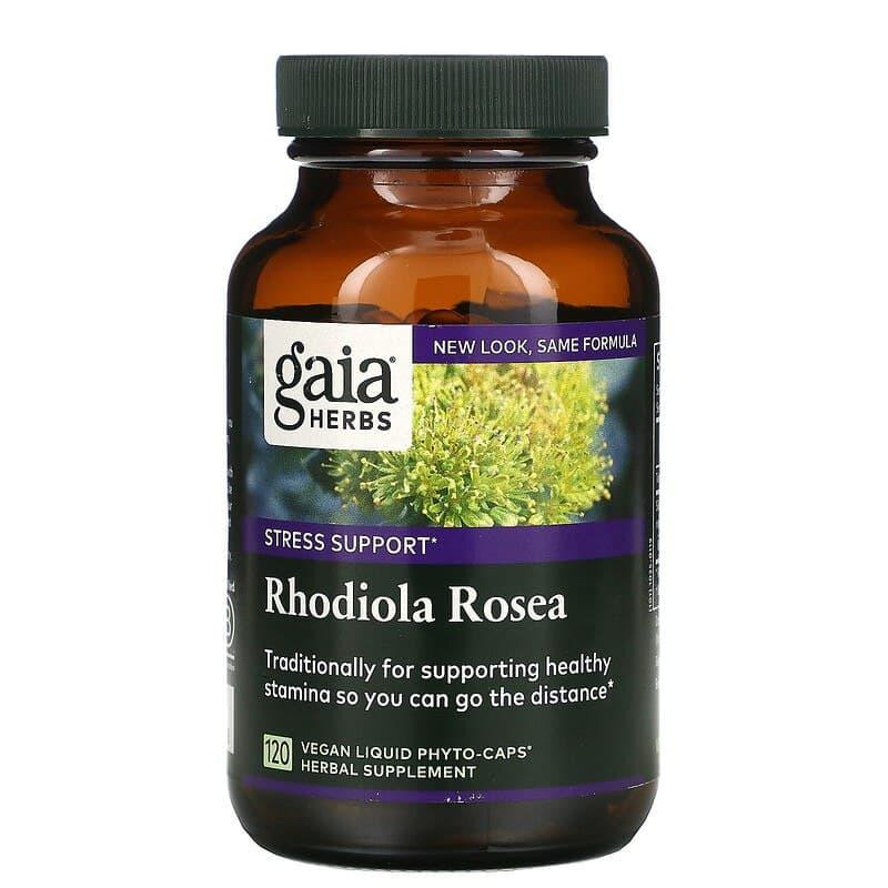 Gaia Herbs Родіола рожева (Rhodiola rosea) 120 капсул - зображення 1