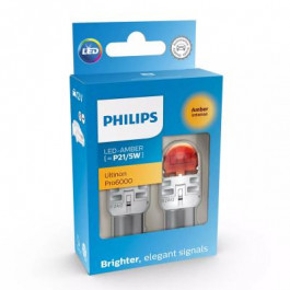   Philips P21/5W LED Amber Ultinon Pro6000 12В (11499AU60X2)